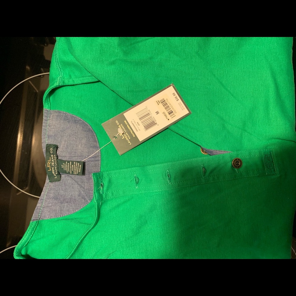 Ralph Lauren 3/4 sleeve shirt size m